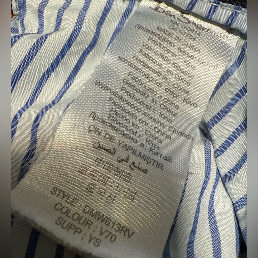 Ben Sherman Blue Straight Men Jeans - Picture 7 of 8